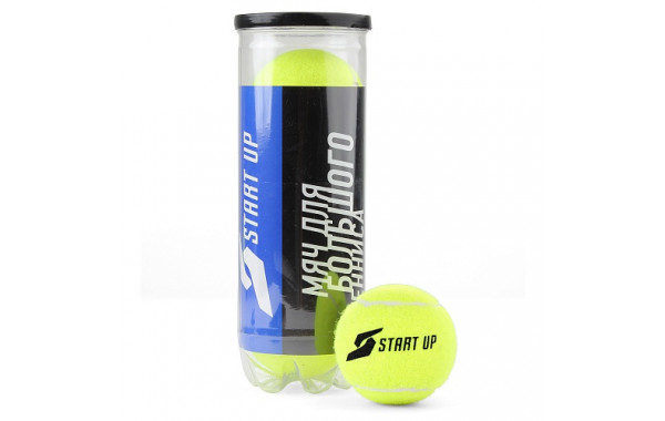 Мяч для большого тенниса Start Up ECE 040, туба (3 шт.) 600_380