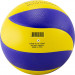 Мяч волейбольный р.5 Atemi Tornado, синтетическая кожа PVC желтый-синий 75_75