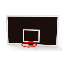 Щит баскетбольный Atlet ламинированная фанера 18 мм, 1800х1050мм. IMP-A516
