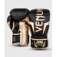 Перчатки Venum Elite 1392-126-14oz черный\золотой