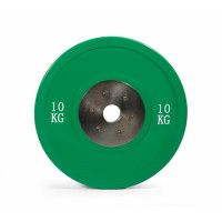 Диск соревновательный Stecter D50 мм 10 кг (зеленый) 2187