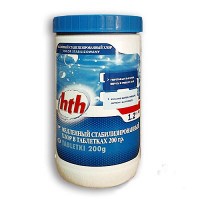 Медленный стабилизированный хлор HtH в таблетках по 200гр.,1,2 кг C800501H2