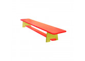 Скамейка для детского сада цветная 150 см Dinamika ZSO-002335