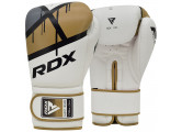 Перчатки тренировочные RDX BGR-F7GL-8oz белый\золотой