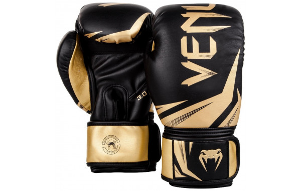 Перчатки Venum Challenger 3.0 03525-126-16oz черный\золотой 600_380
