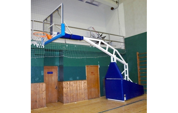 Стойка баскетбольная профессиональная мобильная складная с гидромеханизмом Atlet вынос 325 см, без противовесов IMP-A20E 600_380