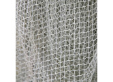 Сетка заградительная 40x40 нить 2,0 мм, ПП белый\черный Zavodsporta