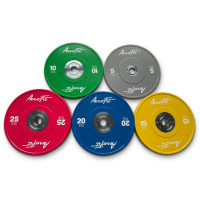 Бамперный диск для кроссфита 25 кг AeroFit AFBDC25 красный