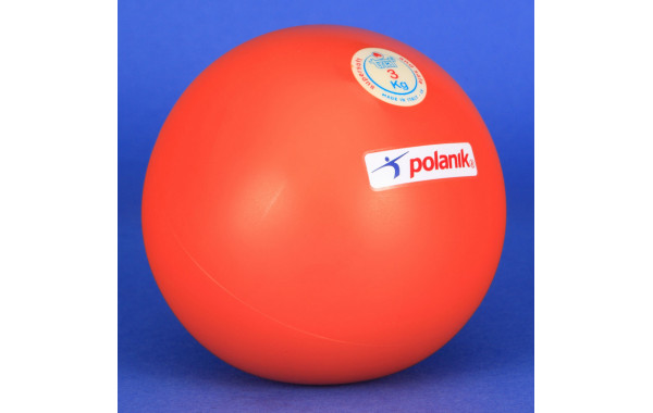 Ядро TRIAL, супер-мягкая резина, для тренировок на улице и в помещениях, 7,26 кг Polanik VDL72 600_380