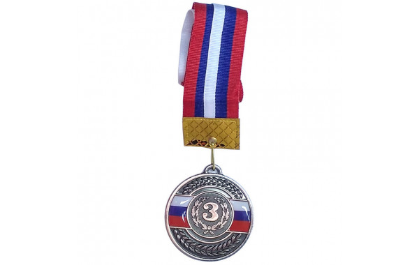 Медаль Sportex 3 место (d6,5 см, лента триколор в комплекте) F18522 600_380