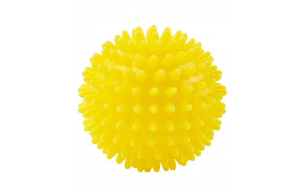 Мяч массажный d6 см BaseFit GB-602 желтый 600_380
