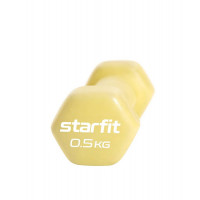 Гантель неопреновая Core 0,5 кг Star Fit DB-201 желтый пастельный