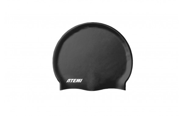 Шапочка для плавания Atemi silicone cap Deep black TSC1BK черный 600_380