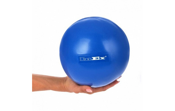 Пилатес-мяч Inex Pilates Ball IN\PFB19\BL-19-00, 19 см, голубой 600_380