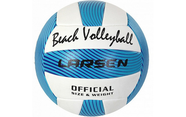 Мяч волейбольный пляжный Larsen Softset Blue р.5 600_380
