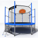 Батут i-Jump Classic Basket 14FT 427 см с нижней сетью и лестницей синий 75_75