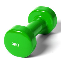 Гантель Sportex виниловая York 3.0 кг (зеленая) B35018