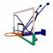 Ферма для баскетбольного щита игрового на растяжках вынос 1200 мм Zavodsporta 75_75