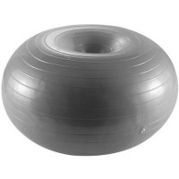 Мяч для фитнеса фитбол-пончик 60 см (серый) Sportex FBD-60-4