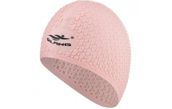 Шапочка для плавания силиконовая Bubble Cap (телесная) Sportex E41540 600_380