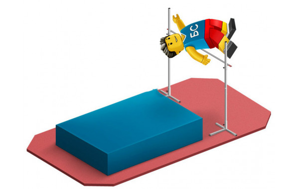 Стойки для прыжков в высоту Гимнаст с фиберглассовой планкой, 3м 7.05.13 600_380