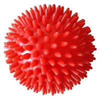 Мяч массажный Sportex супер твердый ПВХ d9см C28759 красный