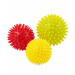 Мяч массажный d6 см BaseFit GB-602 желтый 75_75