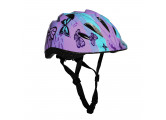 Шлем детский RGX с регулировкой размера 50-57 Butterfly фиолетовый