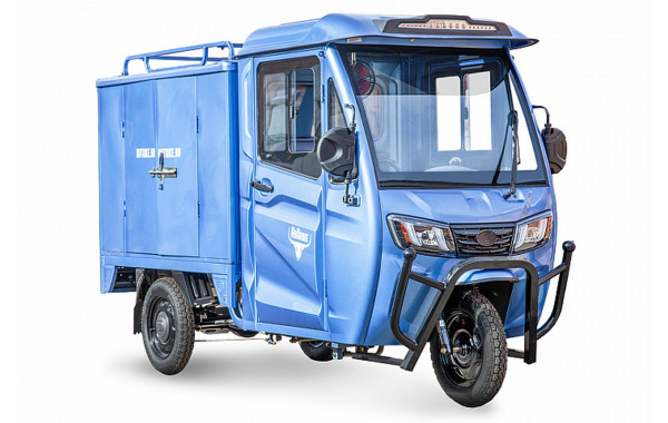 Грузовой электротрицикл RuTrike КАРГО Кабина Дуал 024460-2758 темно-синий 600_380