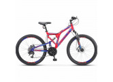 Велосипед 24" Stels Mustang MD V010 Красный неоновый\Синий (м) (LU095563) 048311