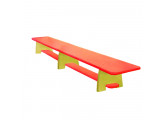 Скамейка для детского сада цветная 200 см Dinamika ZSO-002336