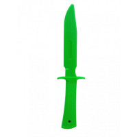 Нож односторонний твердый МАКЕТ НОЖ-2Т зеленый