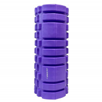 Ролик массажный для йоги и фитнеса 33 см UnixFit FRU33CMVT фиолетовый