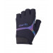Перчатки для фитнеса Star Fit WG-103, черный/светоотражающий 75_75
