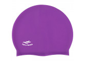 Шапочка для плавания силиконовая взрослая (фиолетовая) Sportex E41565