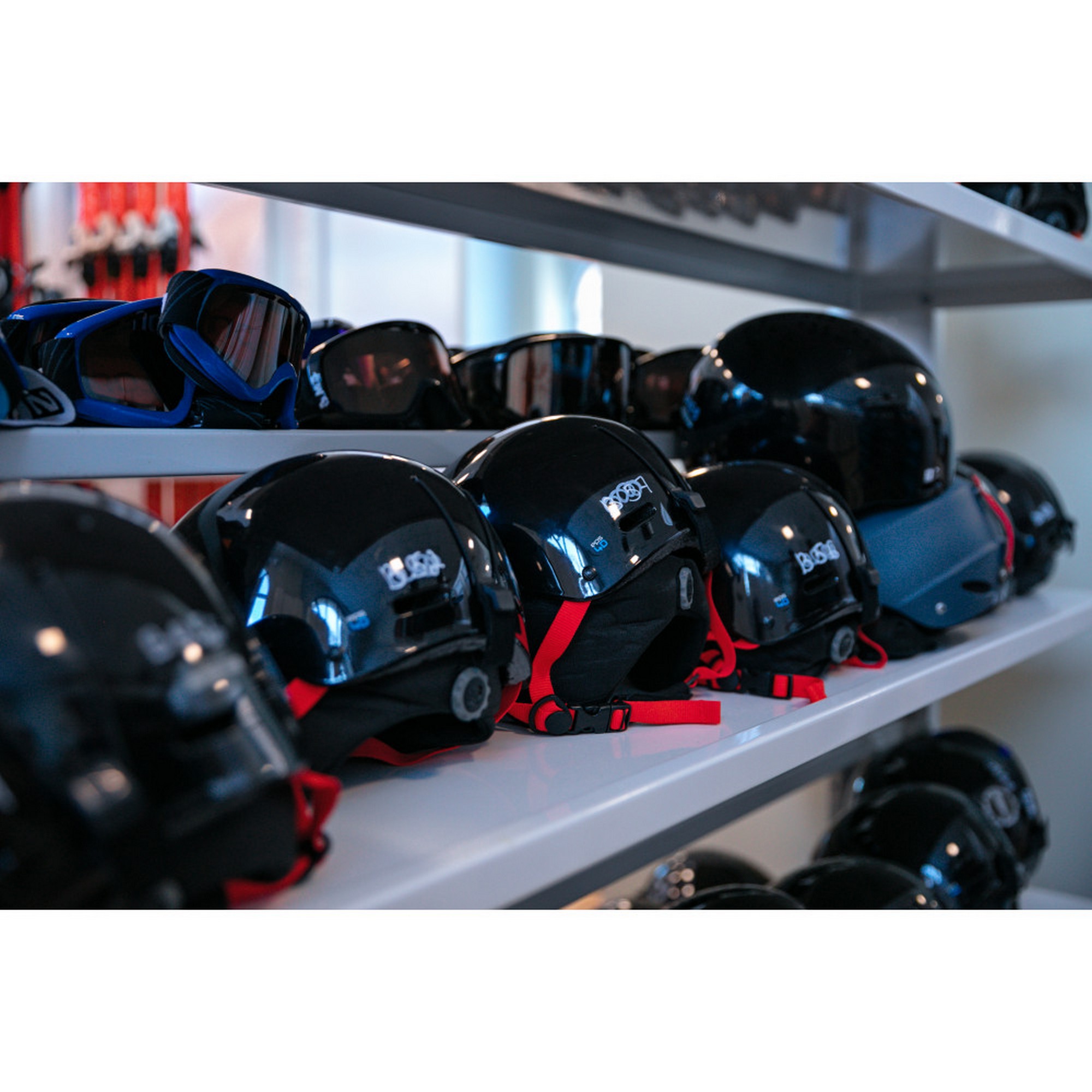 Стеллаж Премиум для шлемов, двухсторонний 219х155х67см Gefest SHPD-90 2000_2000