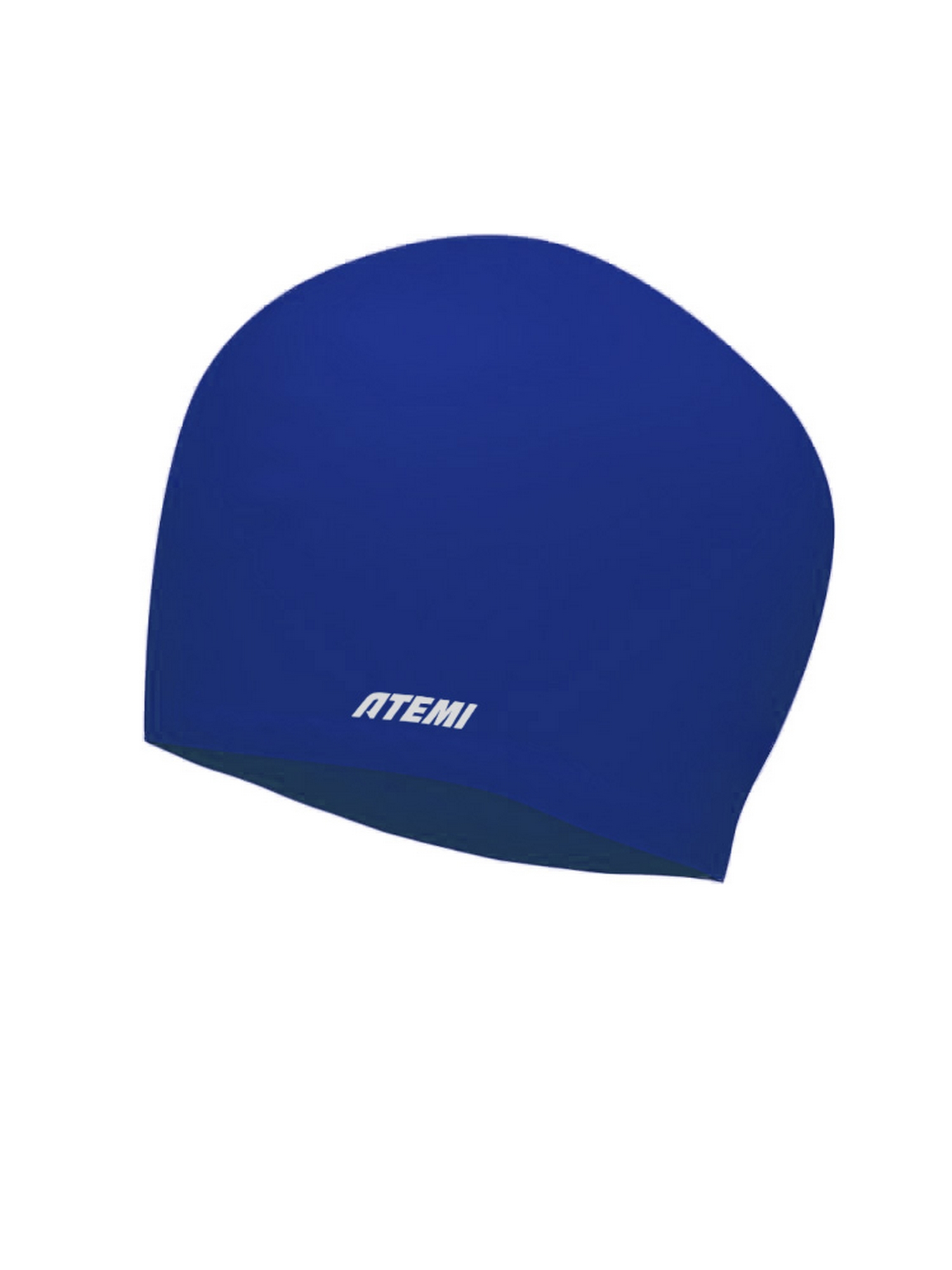 Шапочка для плавания Atemi long hair cap Strong blue TLH1BE синий 1500_2000