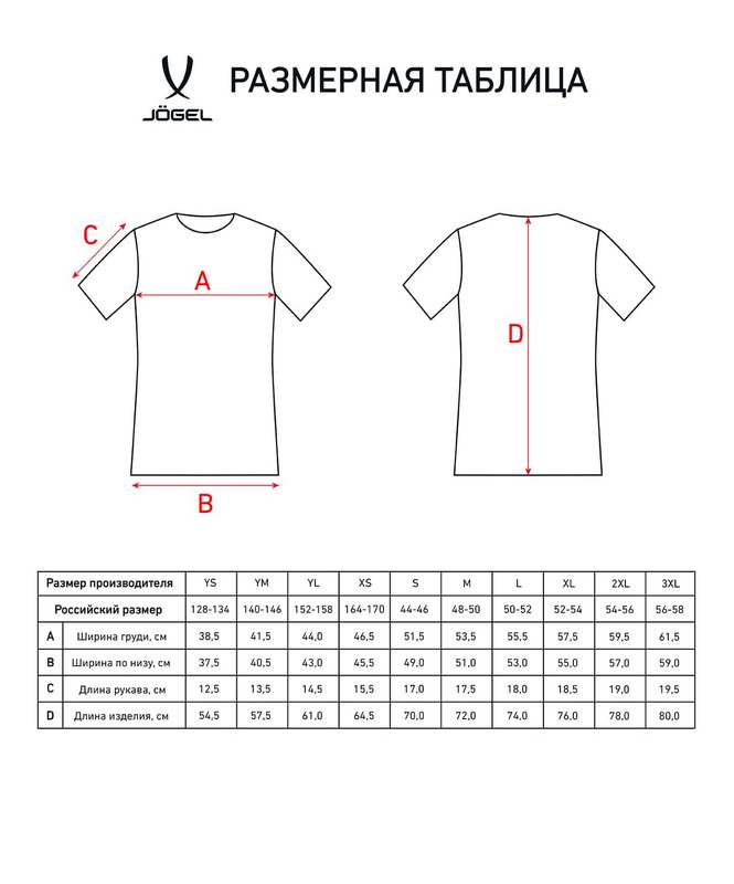 Футболка волейбольная Jogel Camp, темно-синий, детский 665_800