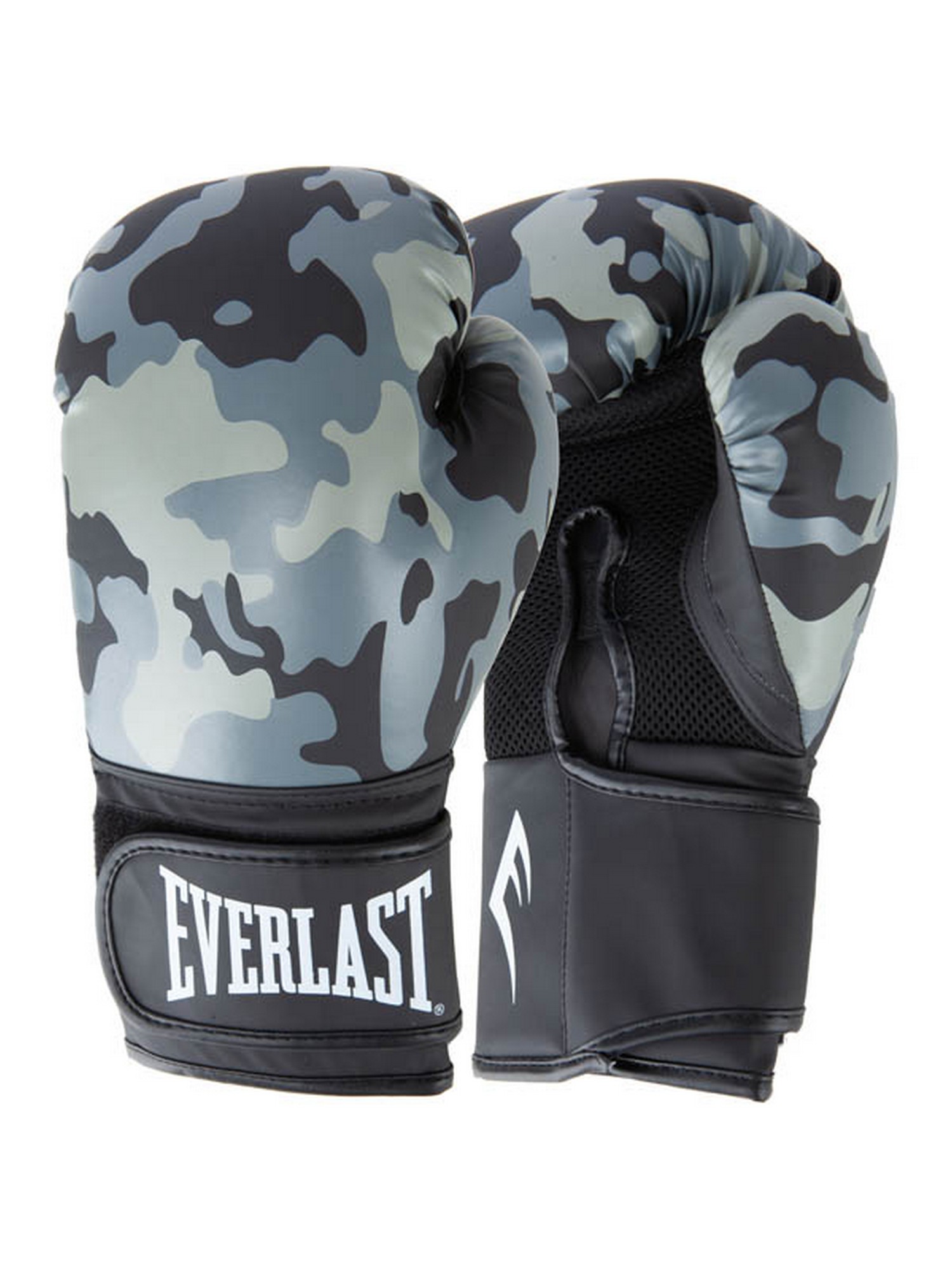 Перчатки тренировочные Everlast Spark 14oz P00002792 серый\камуфляж 1500_2000