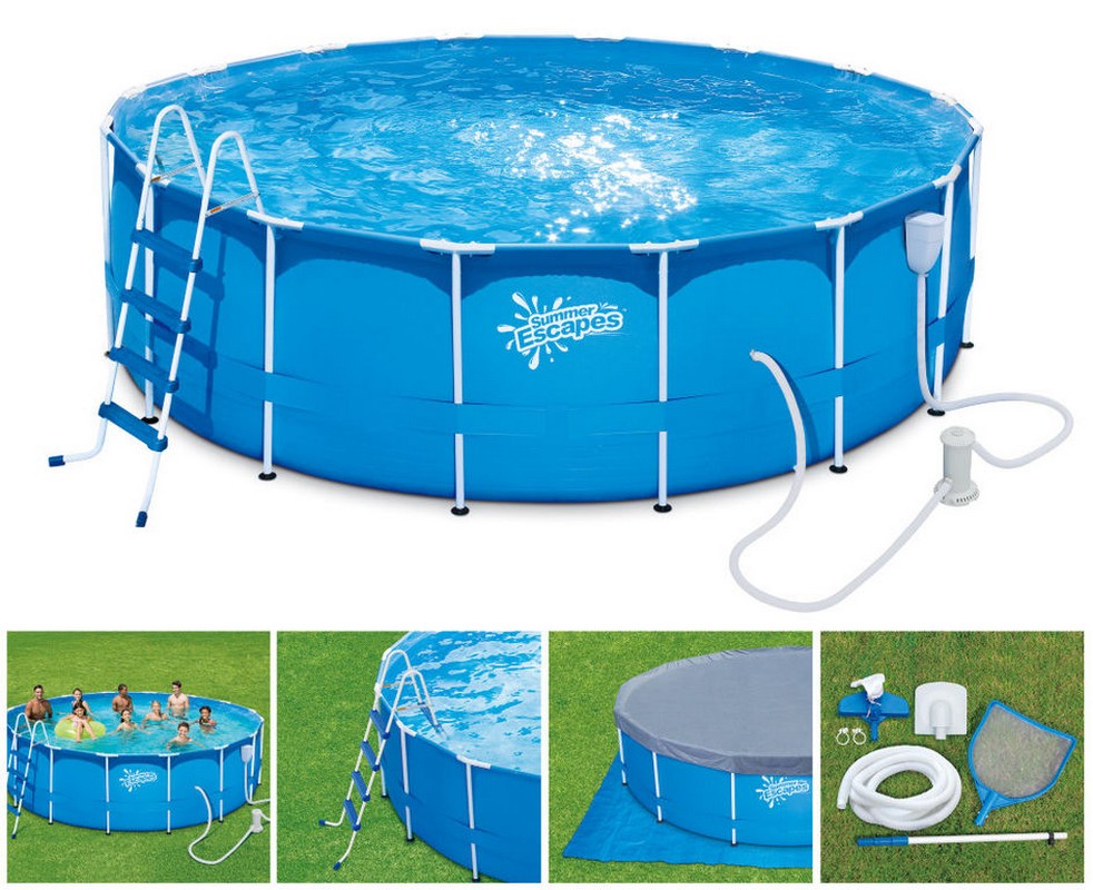 Каркасный бассейн Polygroup SummerEscapes 488х132 см P20-1652-B 982_800