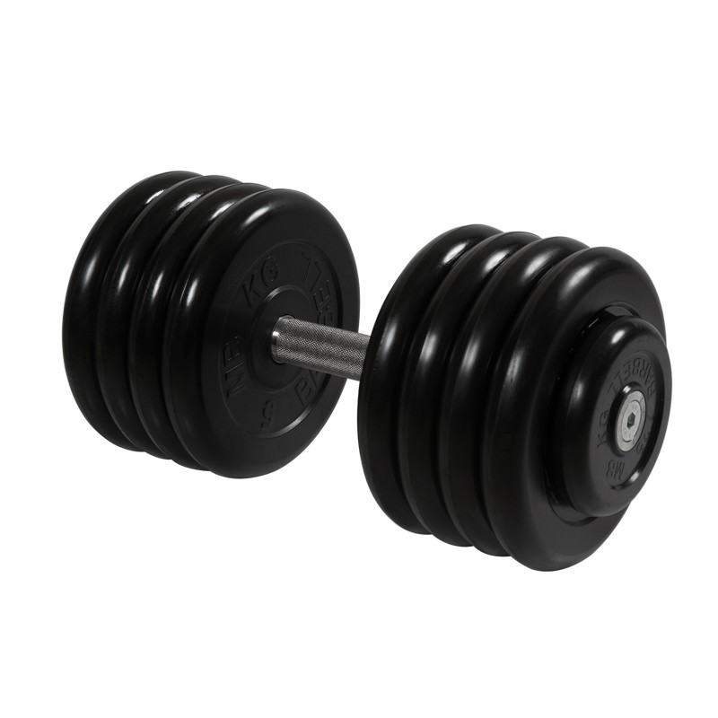 Гантель Профи с вращающейся ручкой, 43,5 кг MB Barbell MB-FdbM-B43,5 800_800