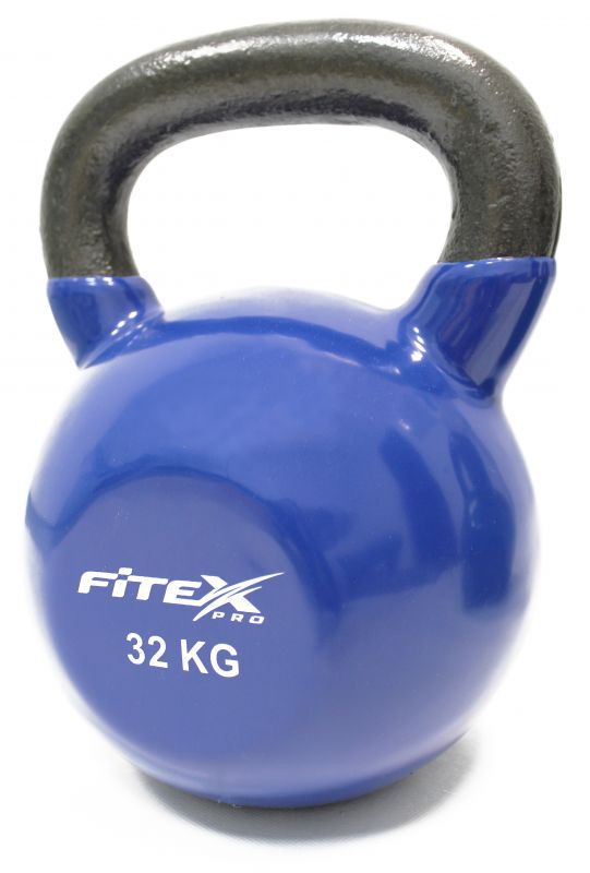Гиря в виниловой оболочке 32 кг Fitex Pro FTX2201-32 541_800