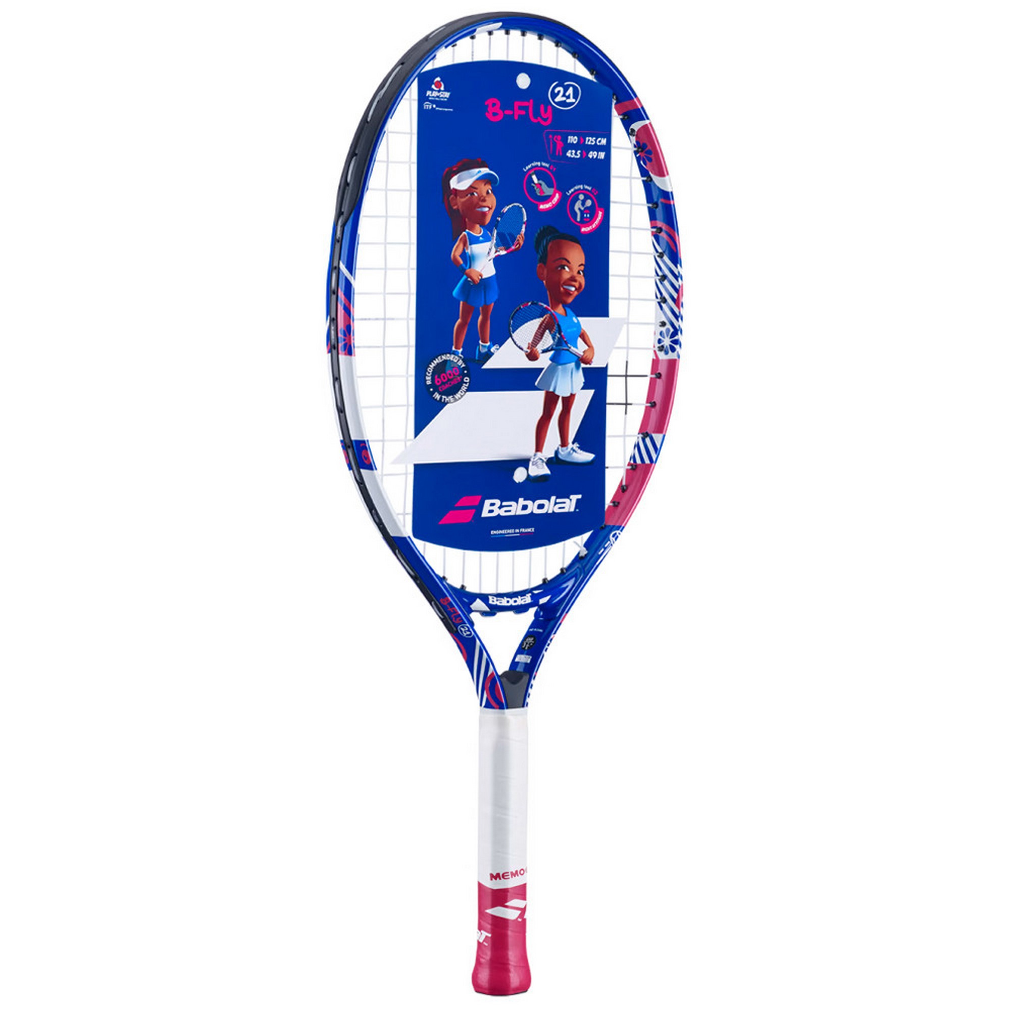 Ракетка для большого тенниса детская Babolat B`FLY 21 Gr000 140485 фиолетово-розовый 2000_2000