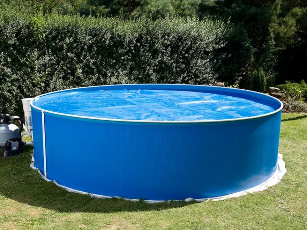 Покрывало плавающее круг Mountfield Azuro для бассейна 640 см 3BVZ0029[3EXX0024] синее 1068_800
