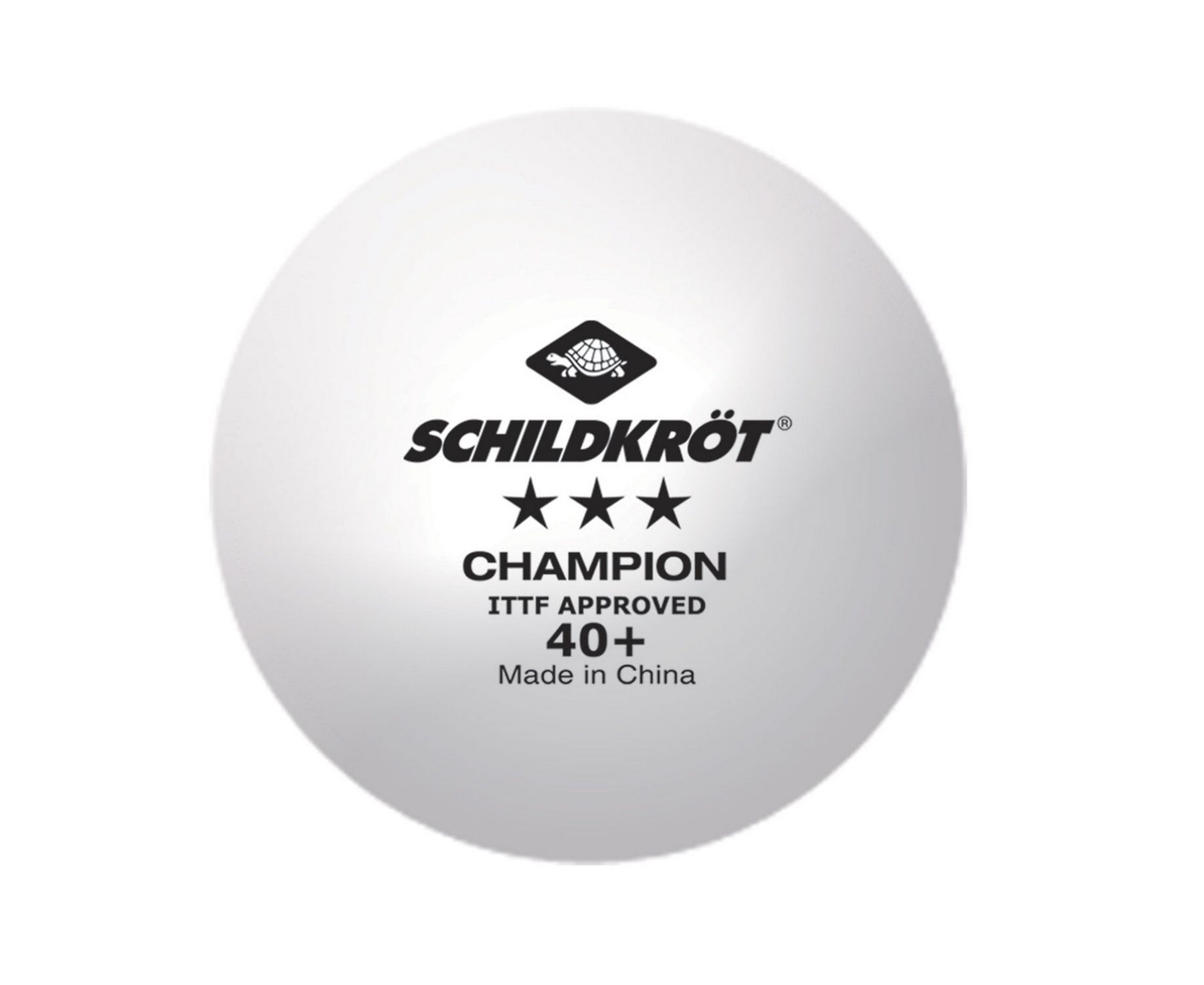Мячи для настольного тенниса Donic Champion 3***, пластик, 40+, 3 шт 608540 белый 2000_1636