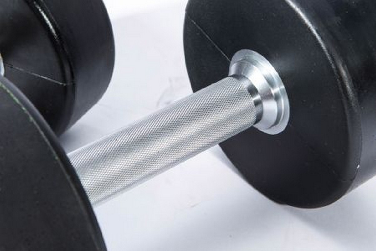 Гантели в уретане 24 кг Live Pro Premium Urethane Dumbbells LP8000-24 1200_800