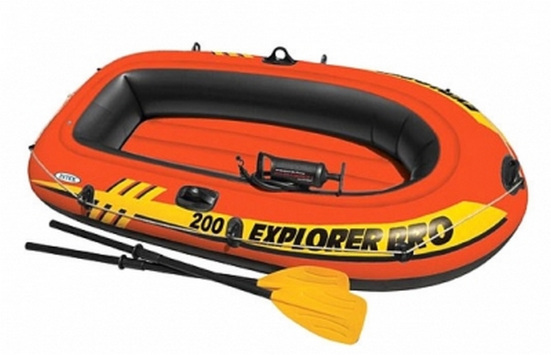 Надувная лодка Intex Explorer Pro 200 Set с пластик. веслами и насосом, 58357, уп.3 775_500
