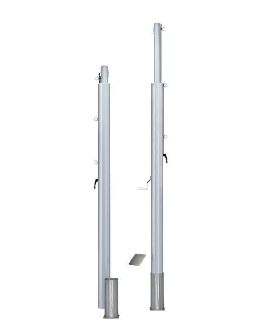 Телескопические волейбольные стойки со скрытым механизмом натяжения сетки (арт. SpW-AUS-11) 500_661