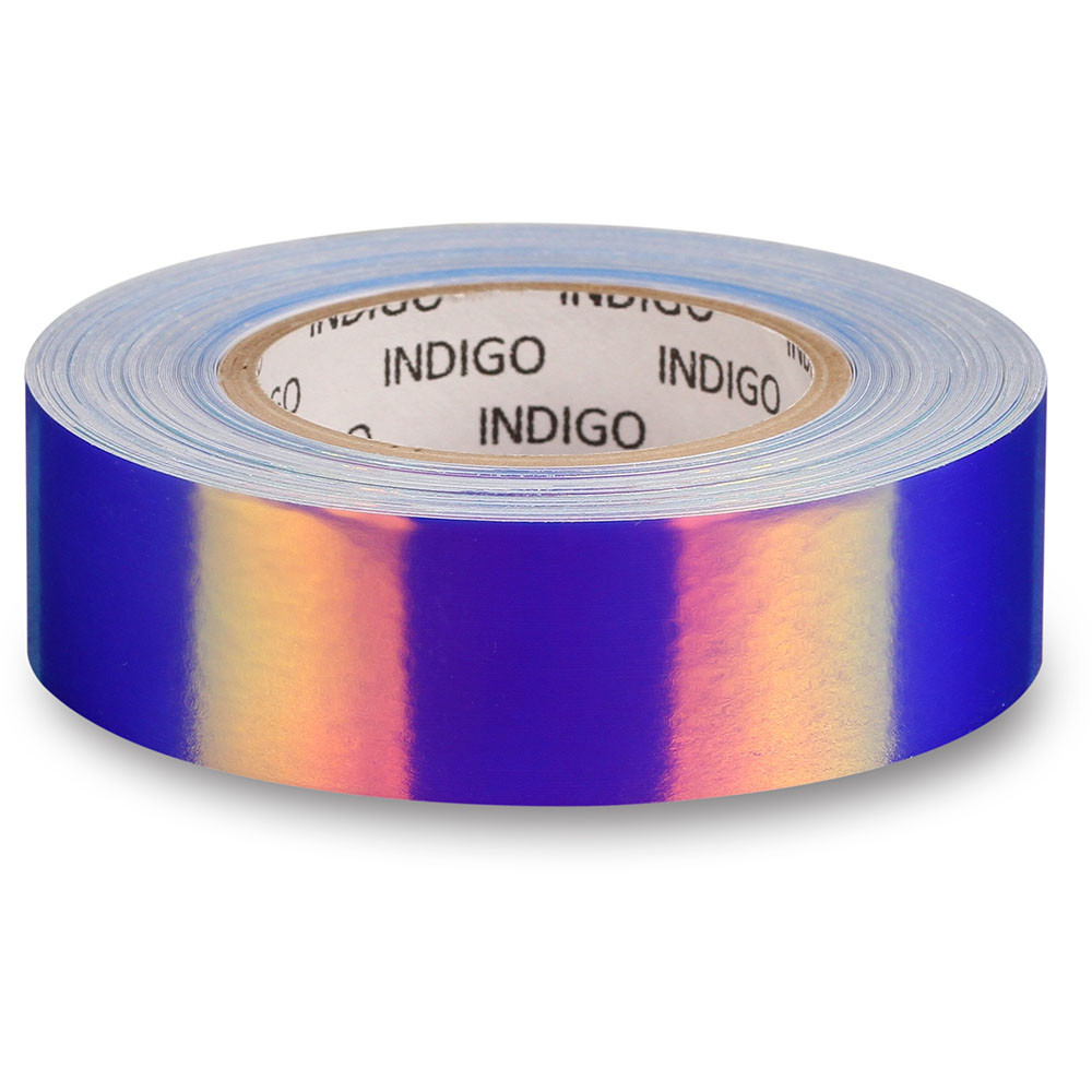 Обмотка для гимнастического обруча Indigo Rainbow IN151-BV, 20мм*14м, зерк., на подкл, син-фиол 1000_1000