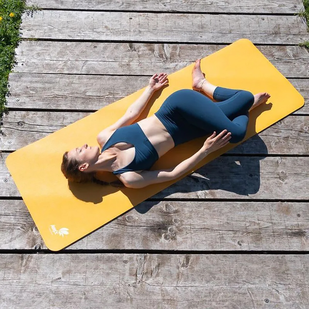 Коврик для йоги 185x65х0,68см Airex Yoga Calyana Pro Mat CALYANA05 дыня 1000_1000